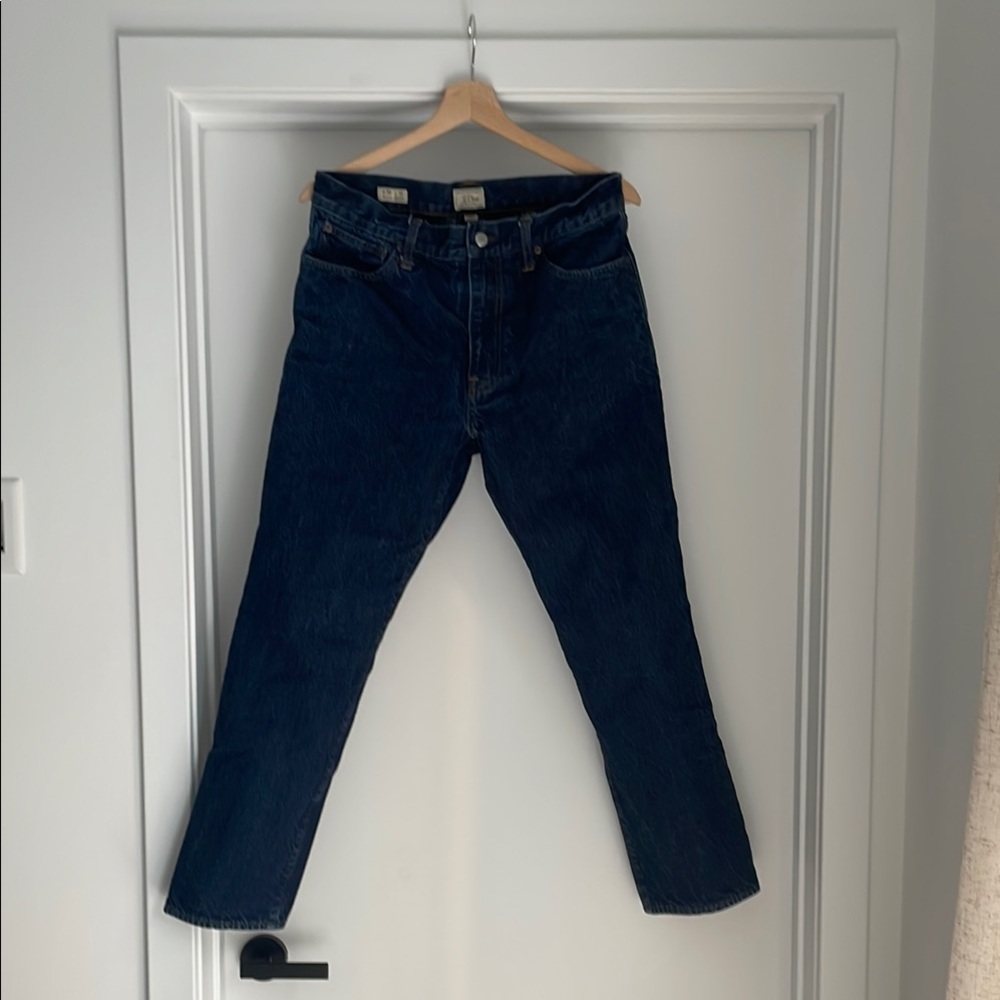 Men's j crew winter Flannel-lined Jeans